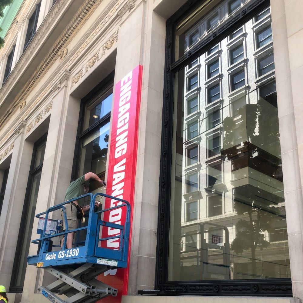 Exterior Graphic Installation