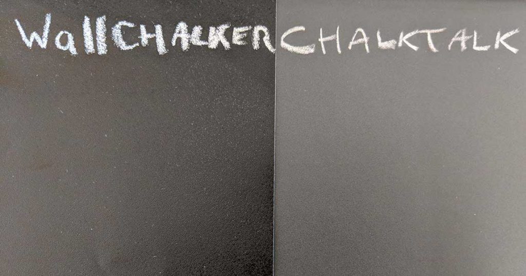 Comparing Wallchalker and Chalktalk