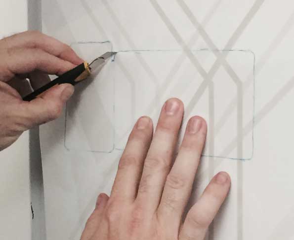 Cutting vinyl to the perfect shape